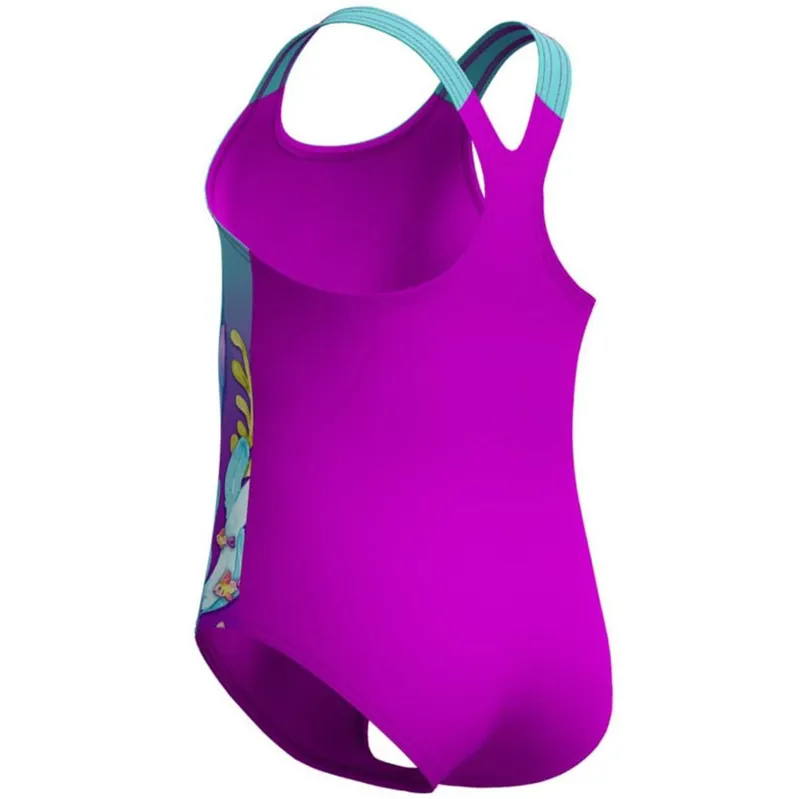 Speedo Girls Digital Printed Swimsuit Artic Glass-3