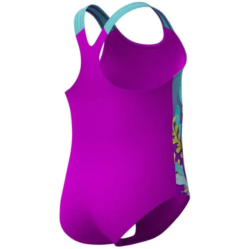 Speedo Girls Digital Printed Swimsuit Artic Glass-2