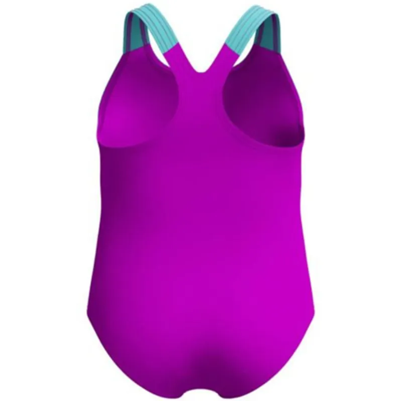 Speedo Girls Digital Printed Swimsuit Artic Glass-1