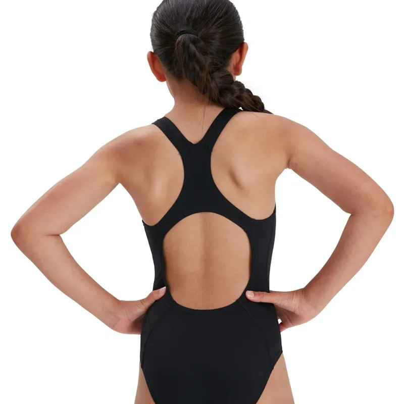 Speedo Girls Eco Endurance+ Medalist Swimsuit Black-5