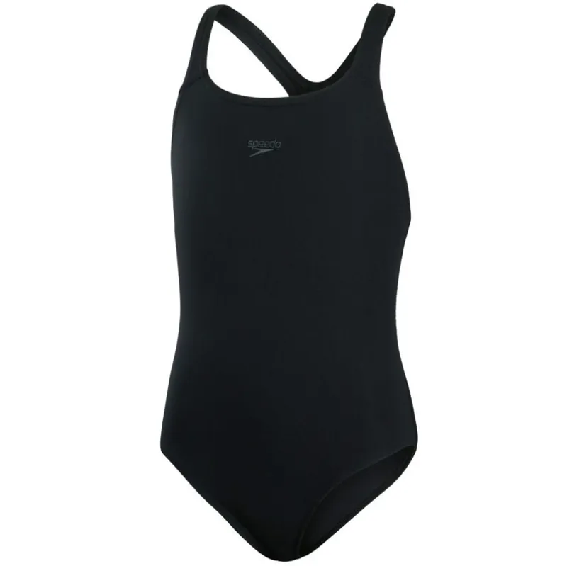 Speedo Girls Eco Endurance+ Medalist Swimsuit Black