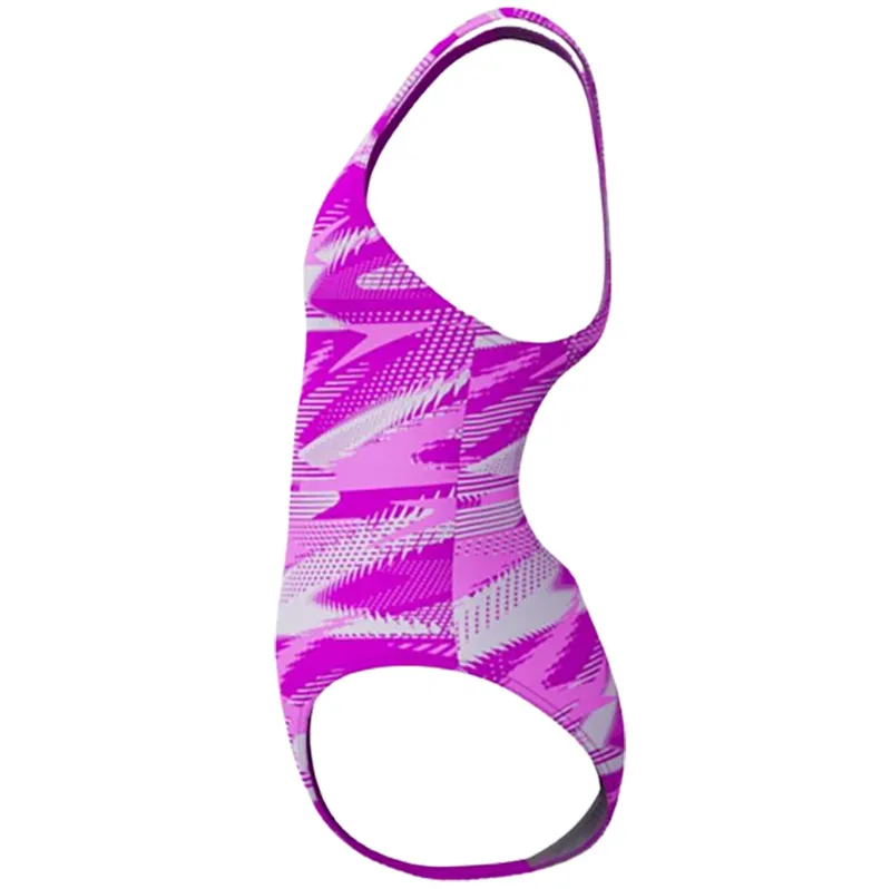 Speedo Girls Hyperboom Allover Medalist Swimsuit Diva-3