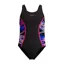 Speedo Girls Hyperboom Splice Muscleback Swimsuit Black/Pink