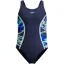 Speedo Girls Hyperboom Splice Muscleback Swimsuit Navy/Blue