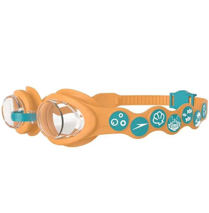 Speedo Infant Spot Goggle Aquarium/Orange/Clear-1