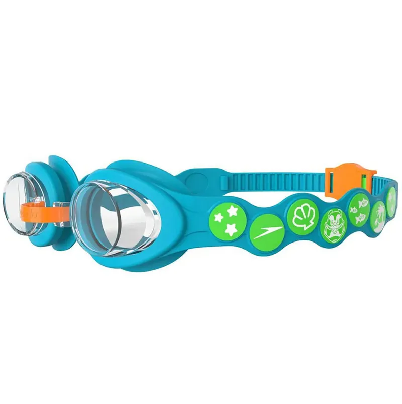 Speedo Infant Spot Goggle Blue/Green/Orange/Clear-1