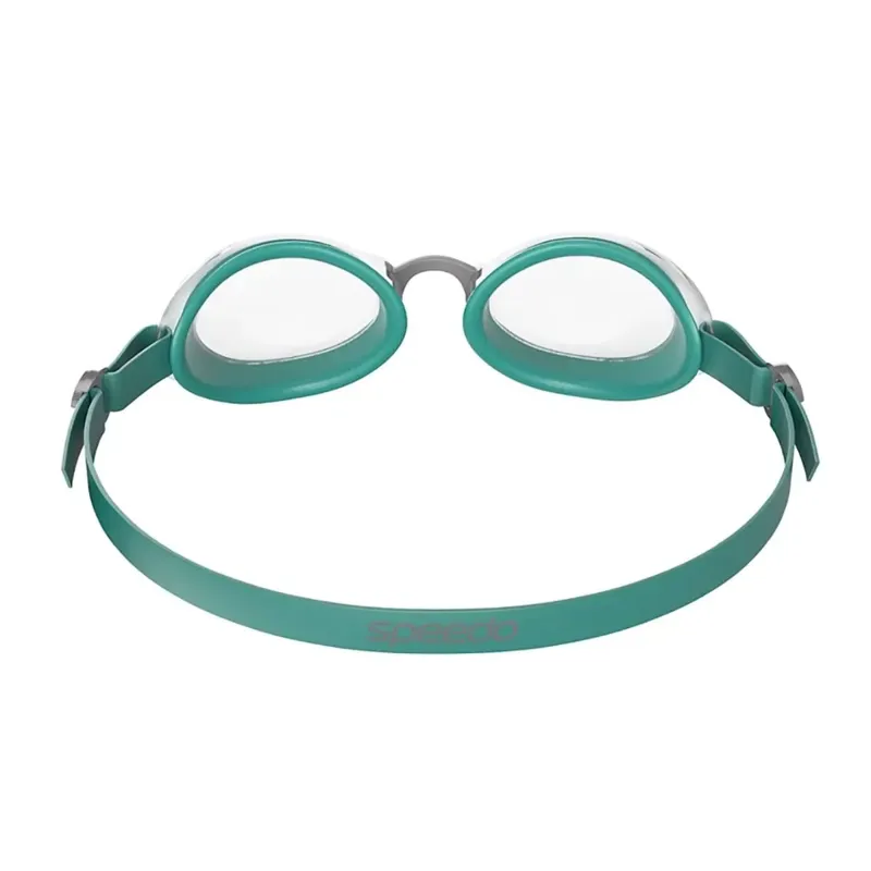 Speedo Jet 2.0 Goggle Adult Green/Chrome/Clear-2