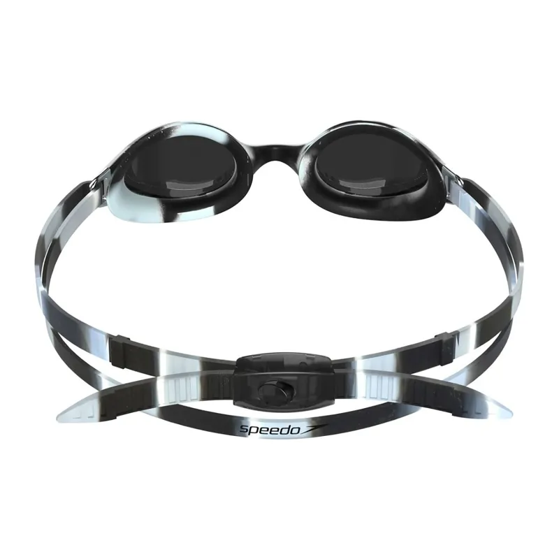 Speedo Junior Hyper Flyer Mirrored Goggles Black/Silver-1
