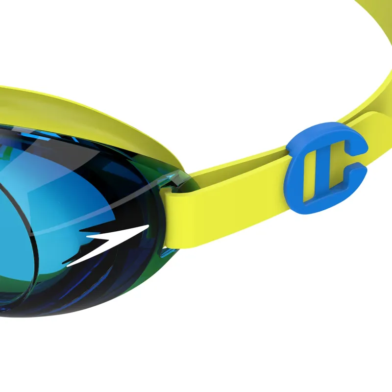 Speedo Junior Jet 2.0 Goggles Empire Yellow/Neon Blue-4
