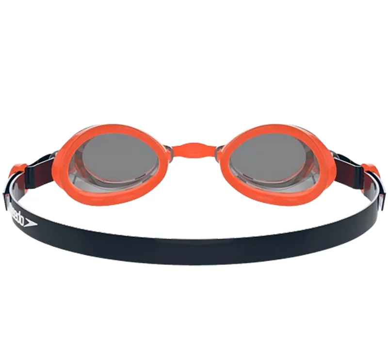 Speedo Junior Jet Mirror Goggles Navy/Volcanic Orange/Chrome-1