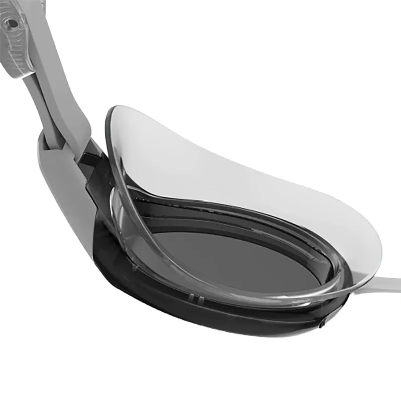 Speedo Mariner Pro Mirror Goggles White/Clear/Chrome-9