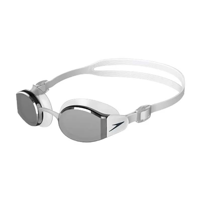 Speedo Mariner Pro Mirror Goggles White/Clear/Chrome-6