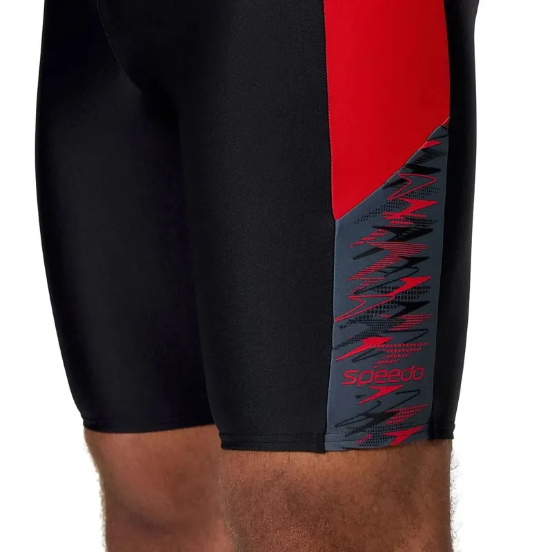 Speedo Men's Dive Jammer Black/Red-10