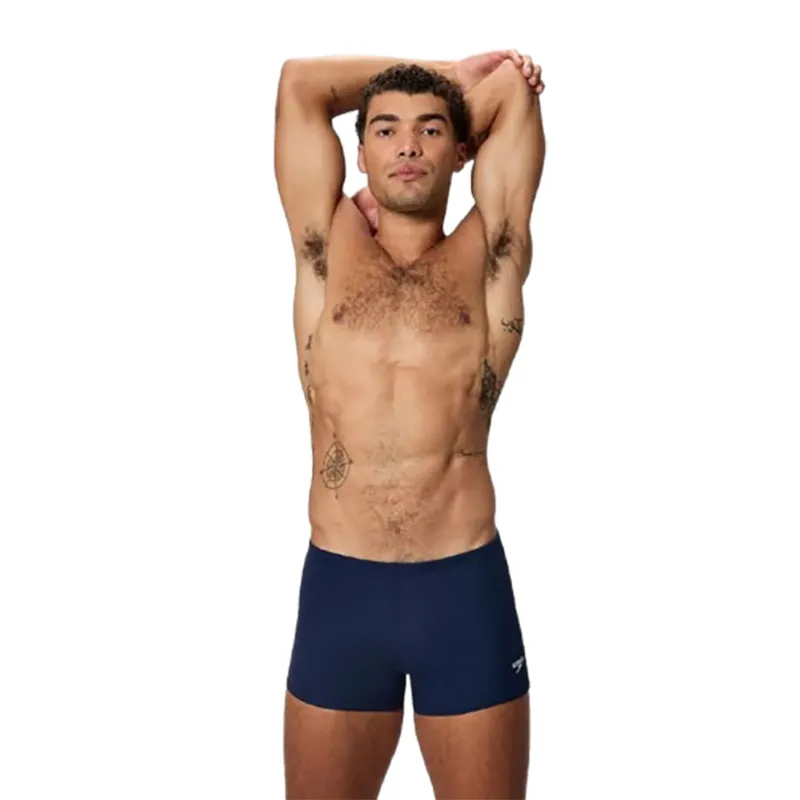 Speedo Men's Endurance+ Logo Aquashort Navy-5