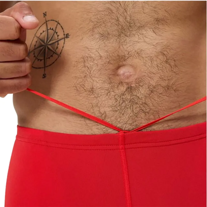 Speedo Men's Endurance+ Logo Aquashort Red-5