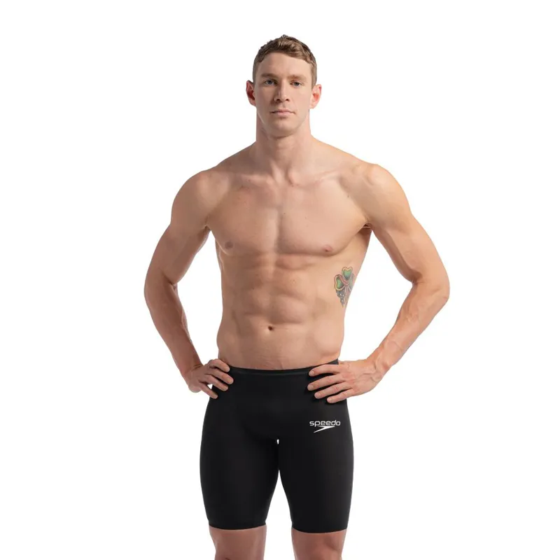 Speedo Men's Fastskin LZR Pure Valor 2.0 Jammer Black-2