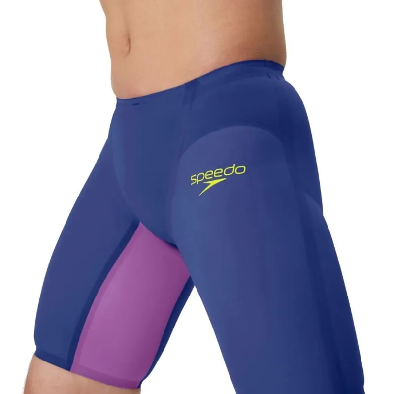 Speedo Men's Fastskin LZR Pure Valor 2.0 Jammer Navy/Purple-9