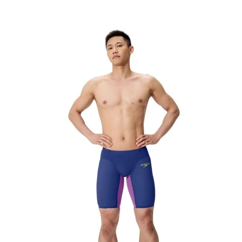 Speedo Men's Fastskin LZR Pure Valor 2.0 Jammer Navy/Purple-7