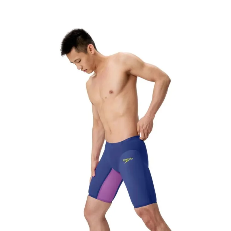 Speedo Men's Fastskin LZR Pure Valor 2.0 Jammer Navy/Purple-6