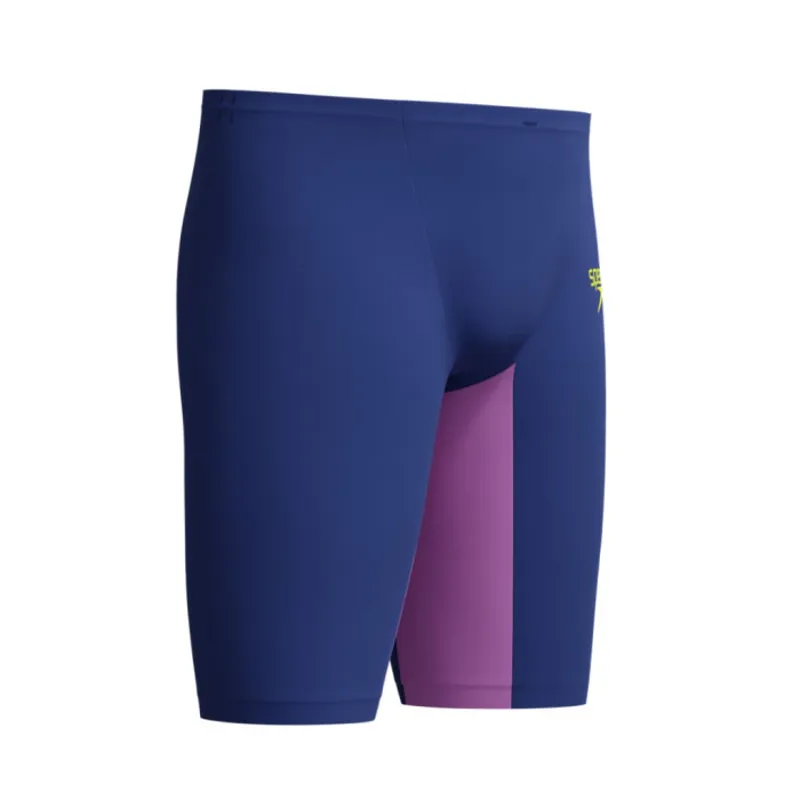 Speedo Men's Fastskin LZR Pure Valor 2.0 Jammer Navy/Purple-2