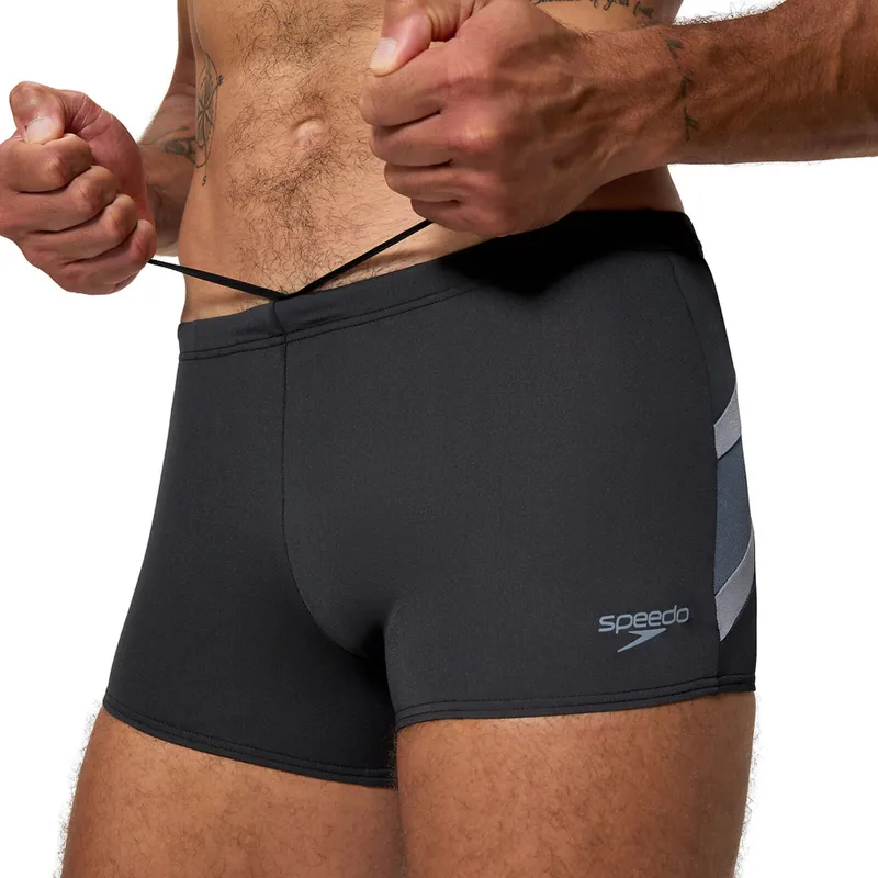 Speedo Men's Hyperboom Aquashort Black/Grey-4