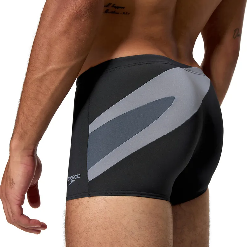 Speedo Men's Hyperboom Aquashort Black/Grey-3