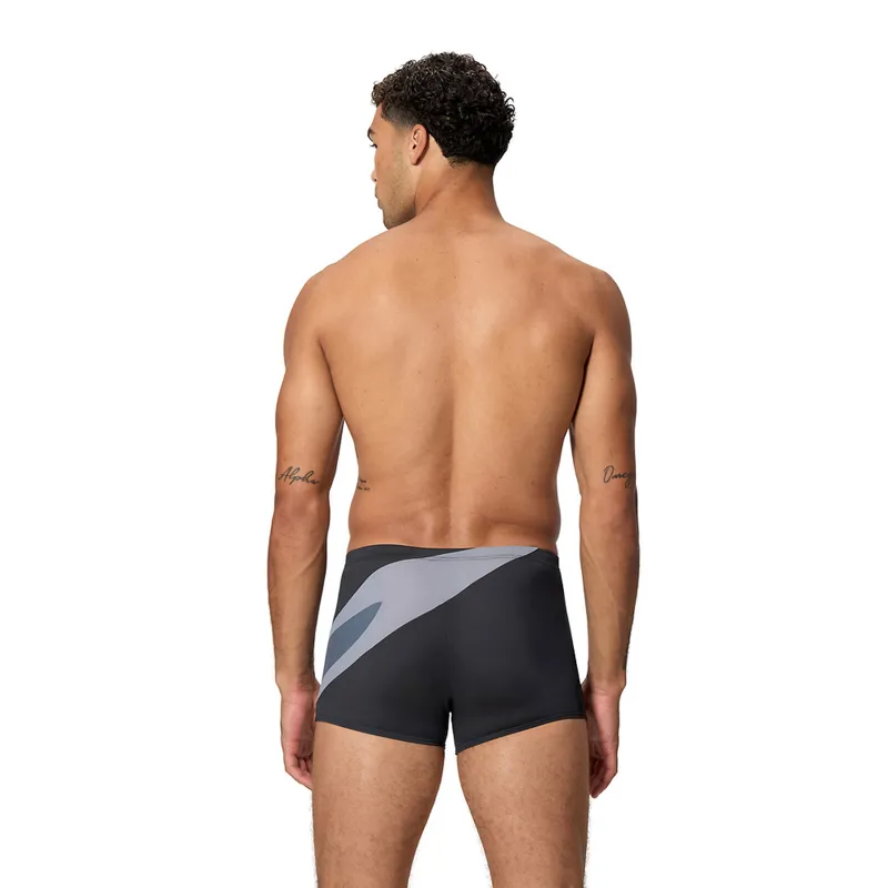 Speedo Men's Hyperboom Aquashort Black/Grey-1