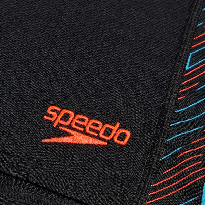 Speedo Men's HyperBoom Panel Aquashort Black/Blue-9