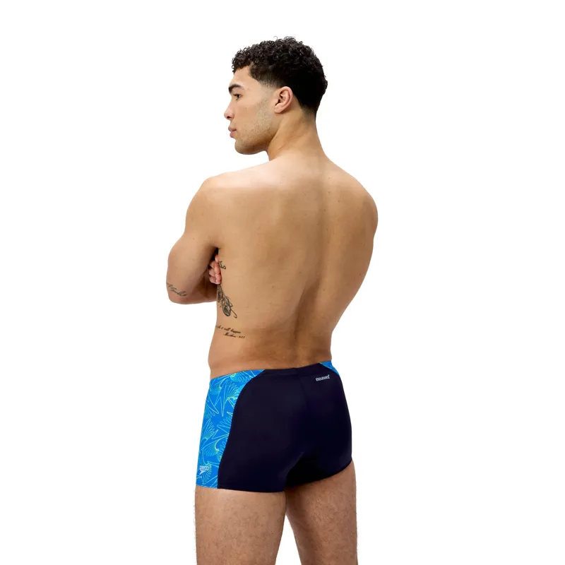 Speedo Men's Hyperboom Panel Aquashort Navy/Lagoon Blue-7