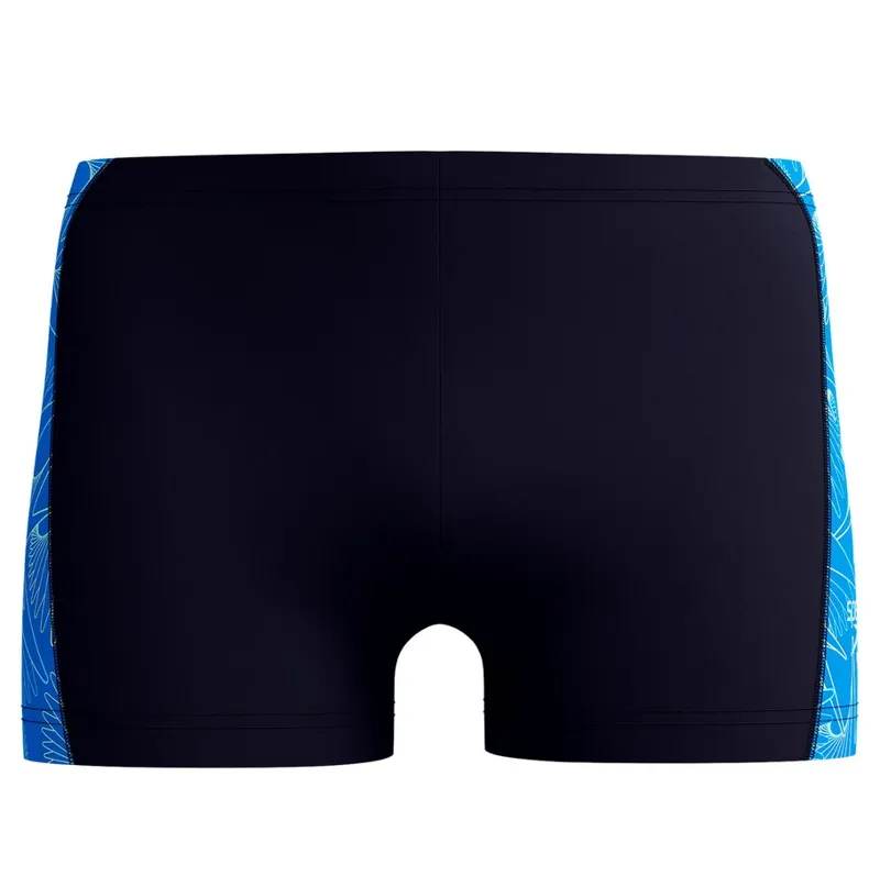 Speedo Men's Hyperboom Panel Aquashort Navy/Lagoon Blue-3