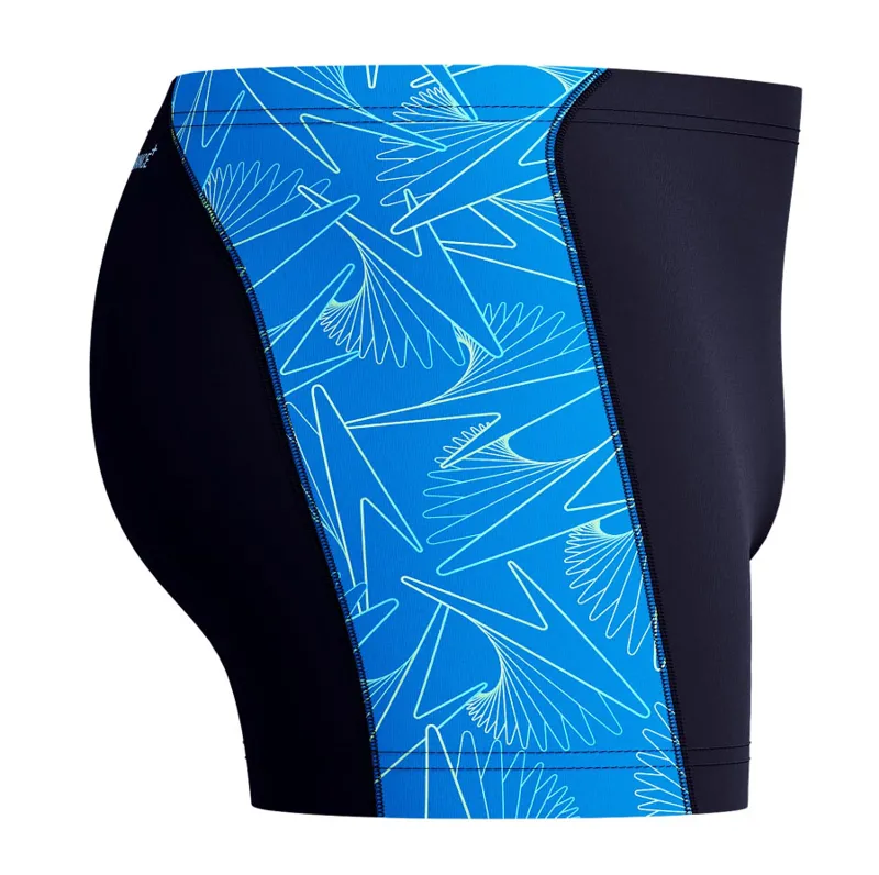 Speedo Men's Hyperboom Panel Aquashort Navy/Lagoon Blue-2