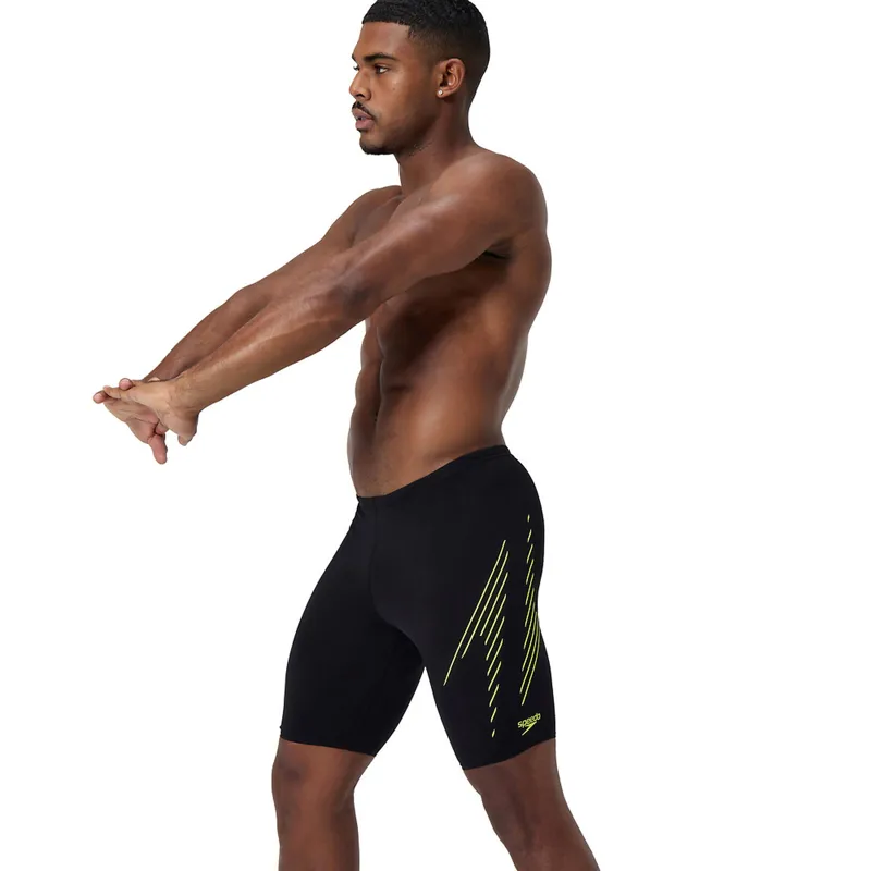 Speedo Men's HyperBoom Placement Jammer Black/Hyper Yellow-4