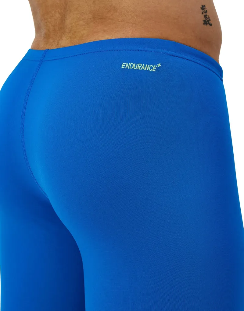 Speedo Men's Hyperboom Placement Jammer Lagoon Blue/Alfalfa Green-9
