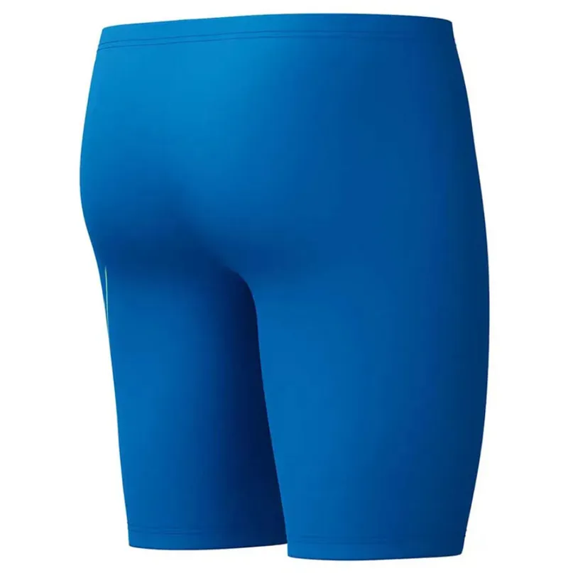 Speedo Men's Hyperboom Placement Jammer Lagoon Blue/Alfalfa Green-1