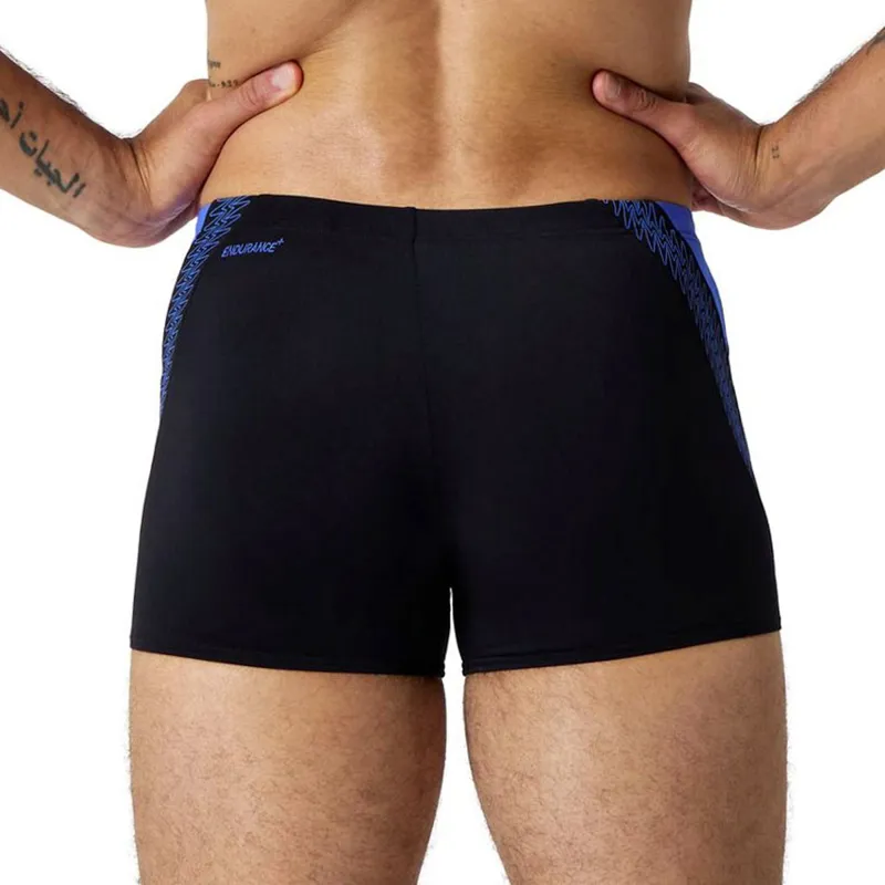 Speedo Men's Hyperboom Splice Aquashort Black/Cobalt Pop-9