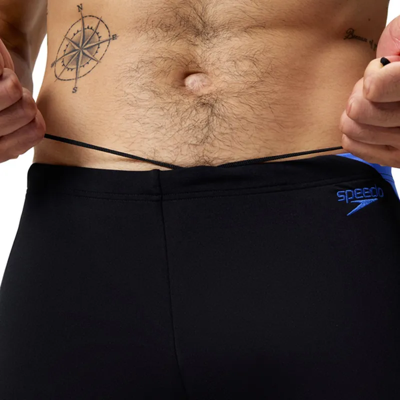 Speedo Men's Hyperboom Splice Aquashort Black/Cobalt Pop-6