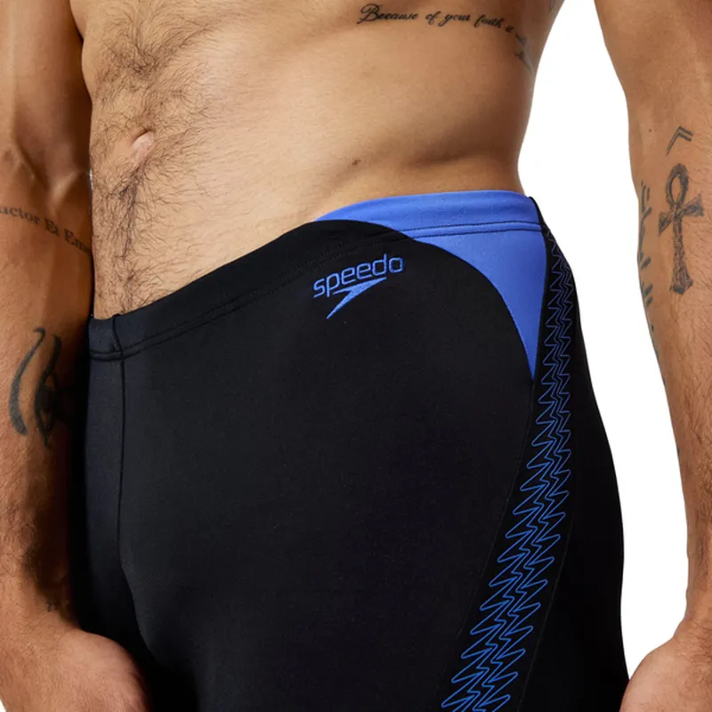 Speedo Men's Hyperboom Splice Aquashort Black/Cobalt Pop-5