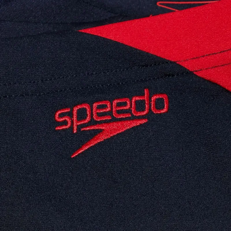 Speedo Men's Hyperboom Splice Aquashort Black/Red-11