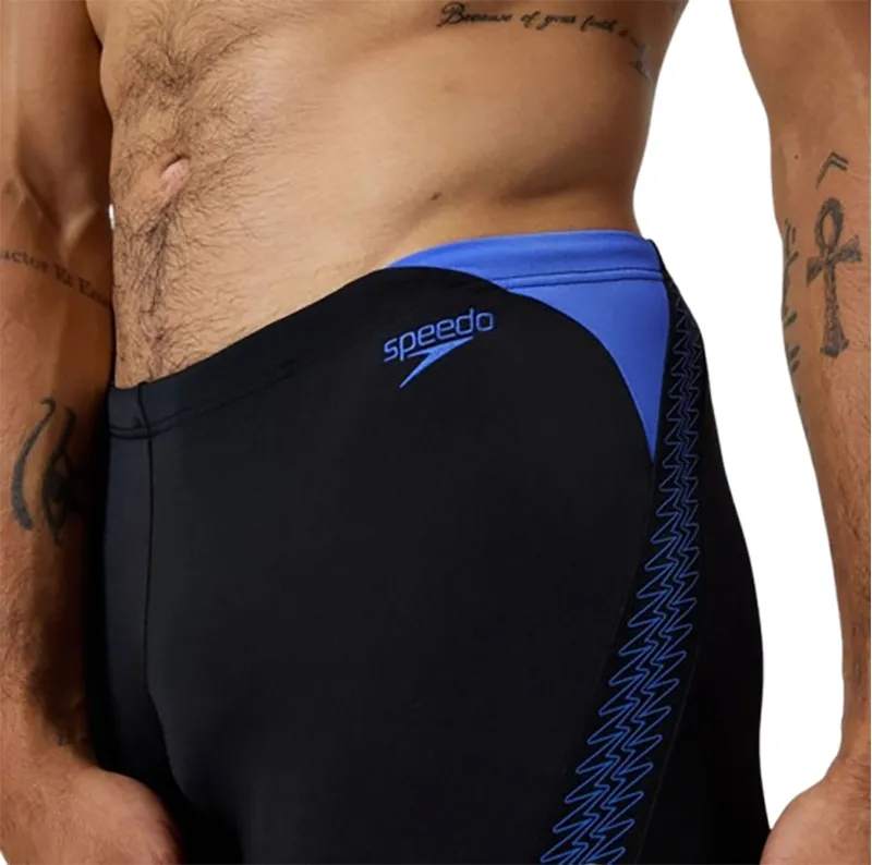 Speedo Men's Hyperboom Splice Aquashort Peacoat/Lagoon Blue-9