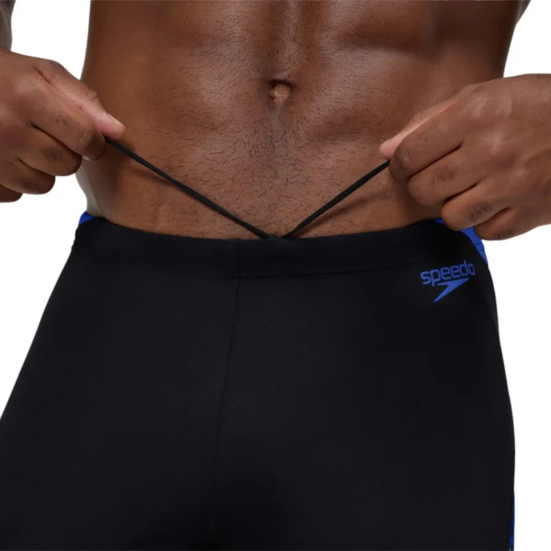 Speedo Men's Hyperboom Splice Jammer Black/Coral Pop-9