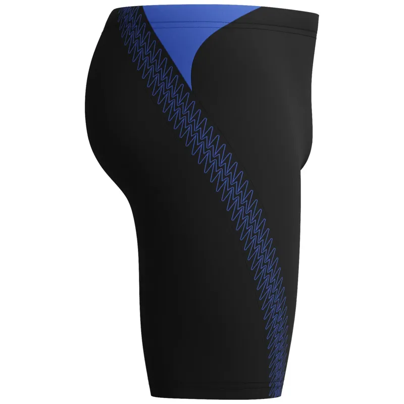 Speedo Men's Hyperboom Splice Jammer Black/Coral Pop-3