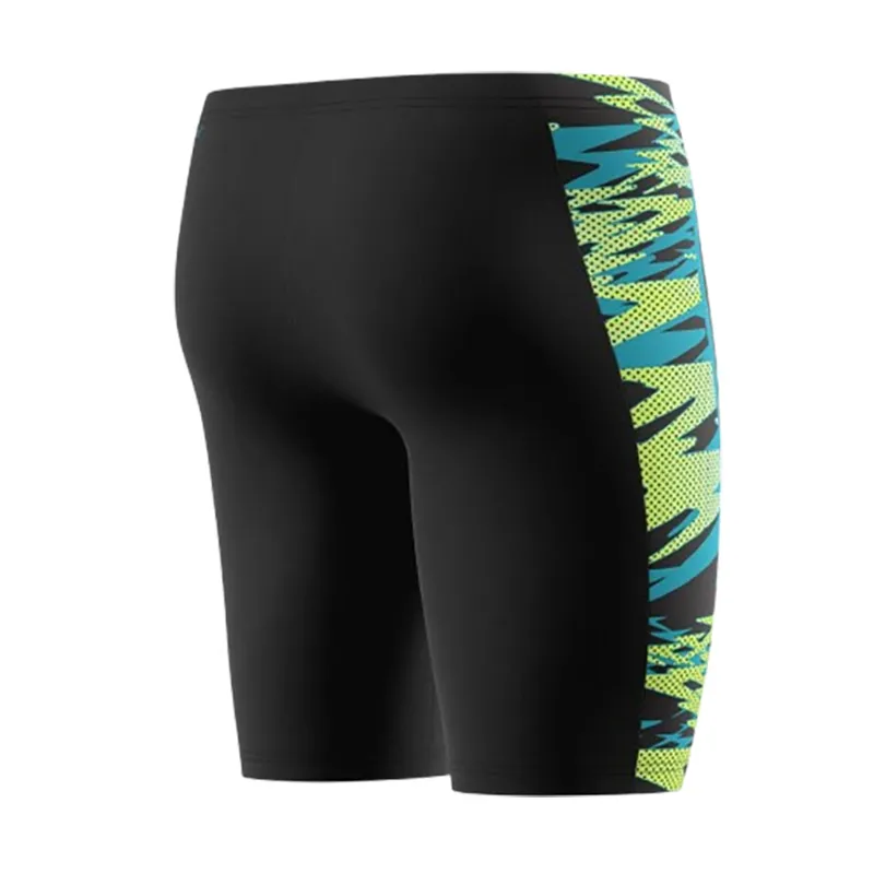 Speedo Men's Hyperboom Splice Jammer Black/Green-3