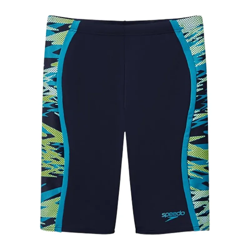 Speedo Men's Hyperboom Splice Jammer Black/Green