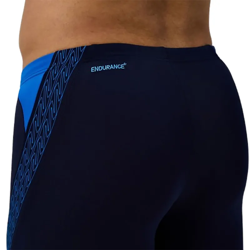 Speedo Men's Hyperboom Splice Jammer Peacoat/Lagoon Blue-8