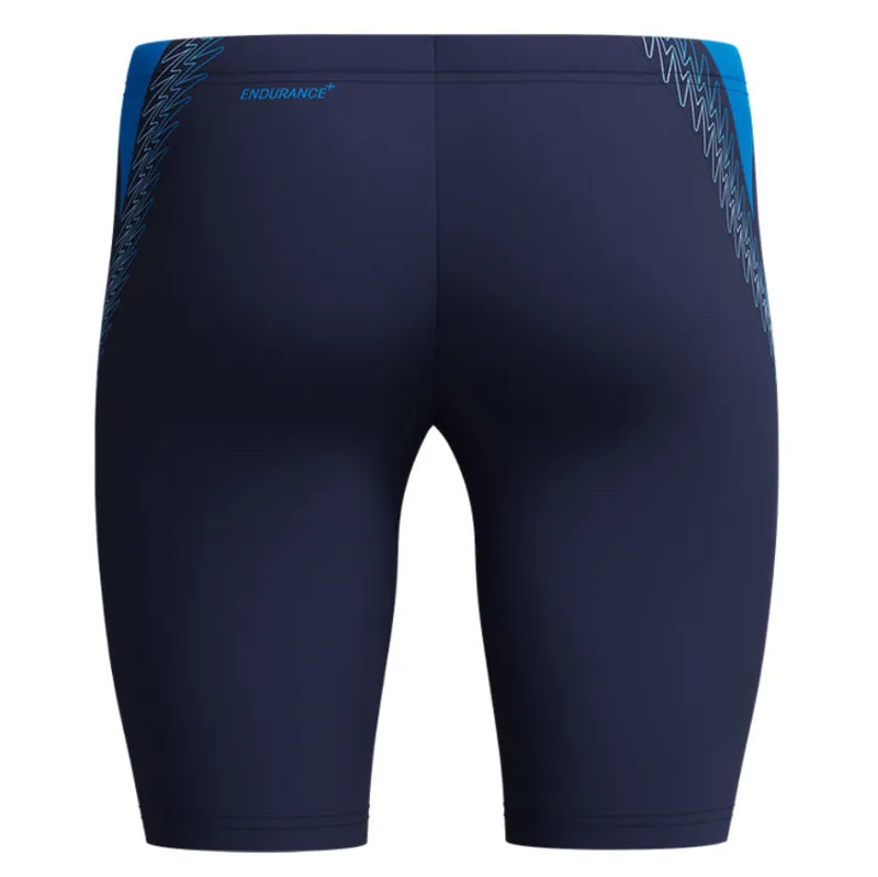 Speedo Men's Hyperboom Splice Jammer Peacoat/Lagoon Blue-1