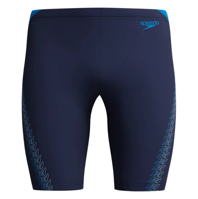 Speedo Men's Hyperboom Splice Jammer Peacoat/Lagoon Blue