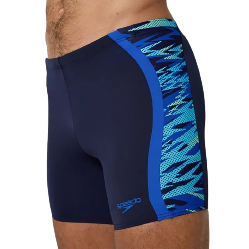 Speedo Men's Hyperboom Splice Mid Jammer Peacoat/Deep Sapphire-7