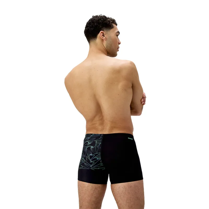 Speedo Men's Hyperboom V-Cut Aquashort Black/Green-4