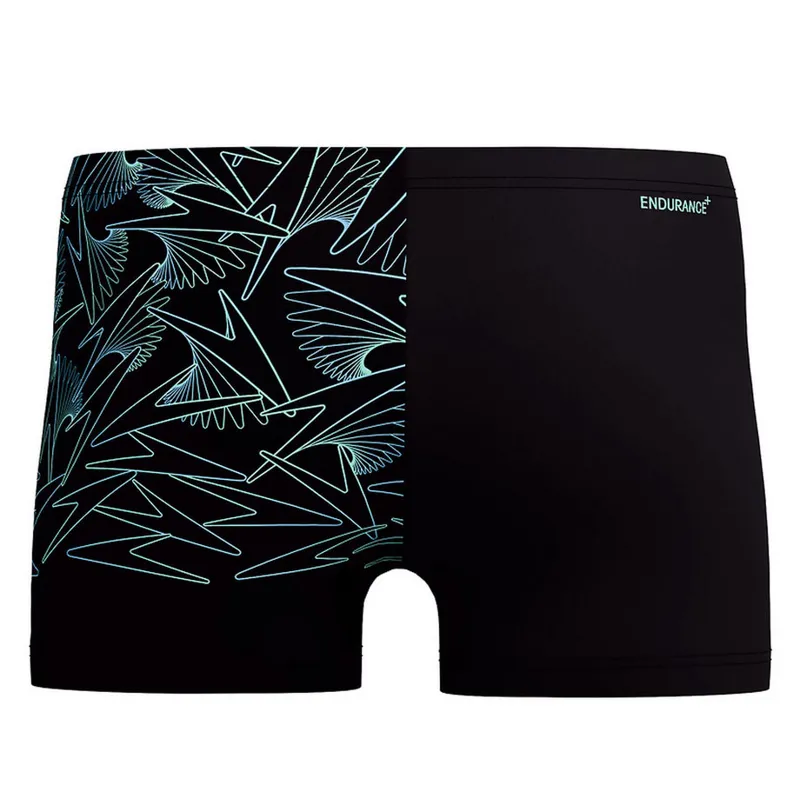 Speedo Men's Hyperboom V-Cut Aquashort Black/Green-1