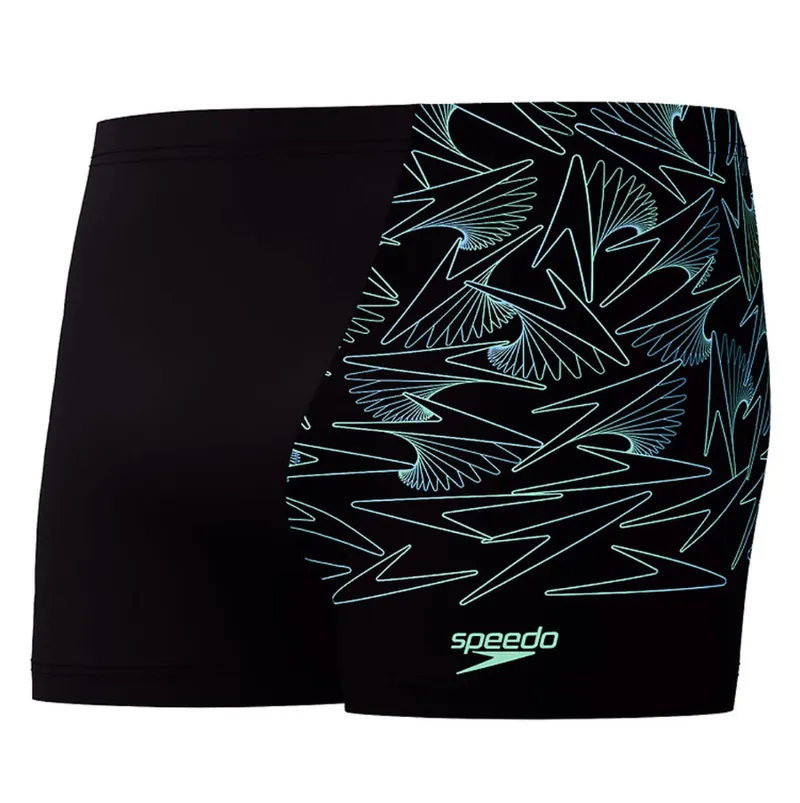 Speedo Men's Hyperboom V-Cut Aquashort Black/Green